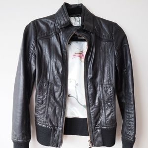 Mackage Black Leather Jacket